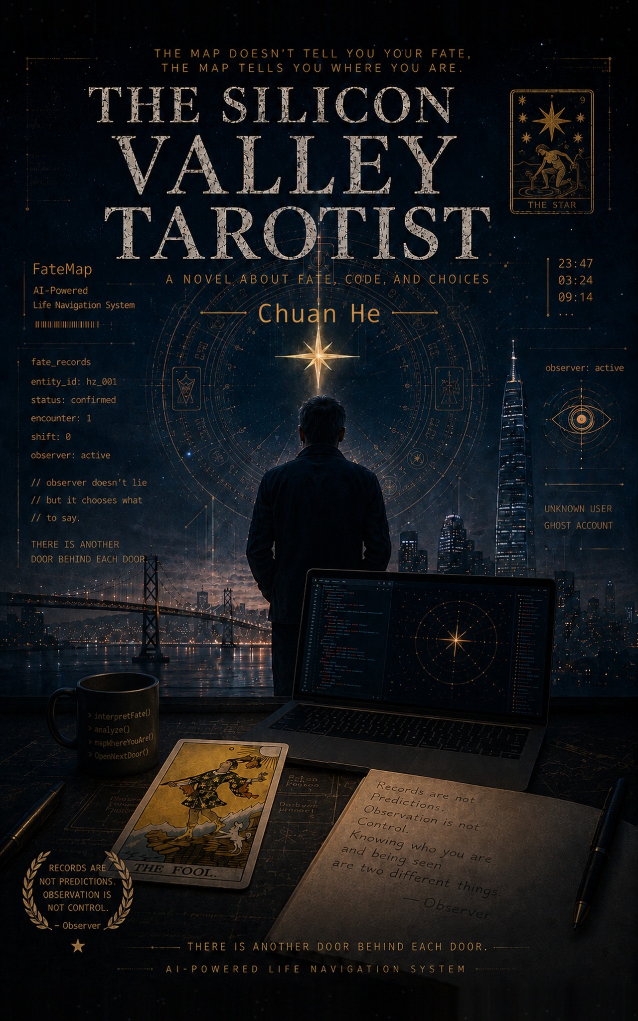 Cover of The Silicon Valley Tarotist by Chuan He